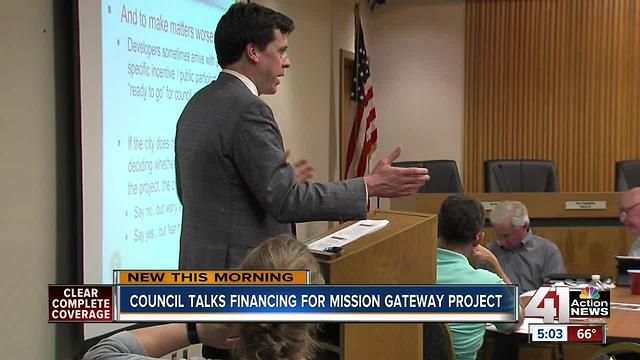 Council talks financing for Mission Gateway project