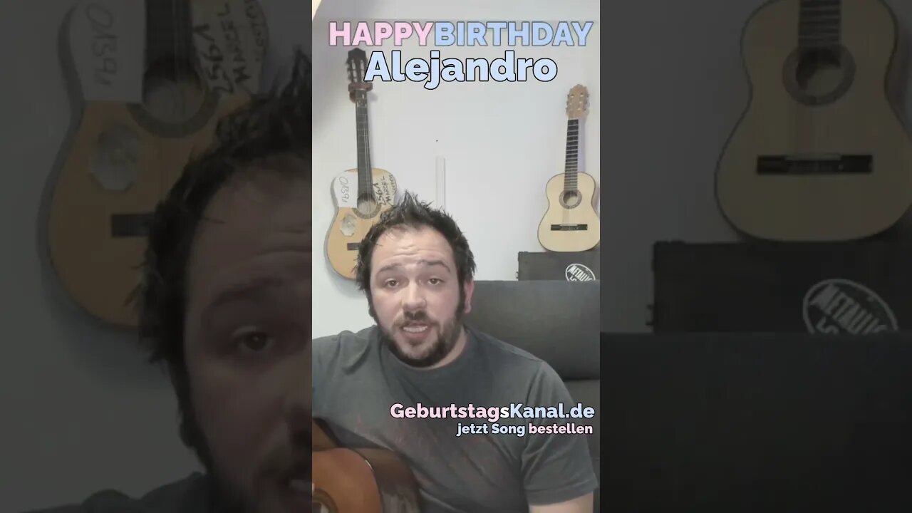 Happy Birthday Alejandro Happy Birthday to You Alejandro #shorts