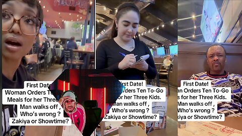 Woman On First Date Orders 10 To Go Meals