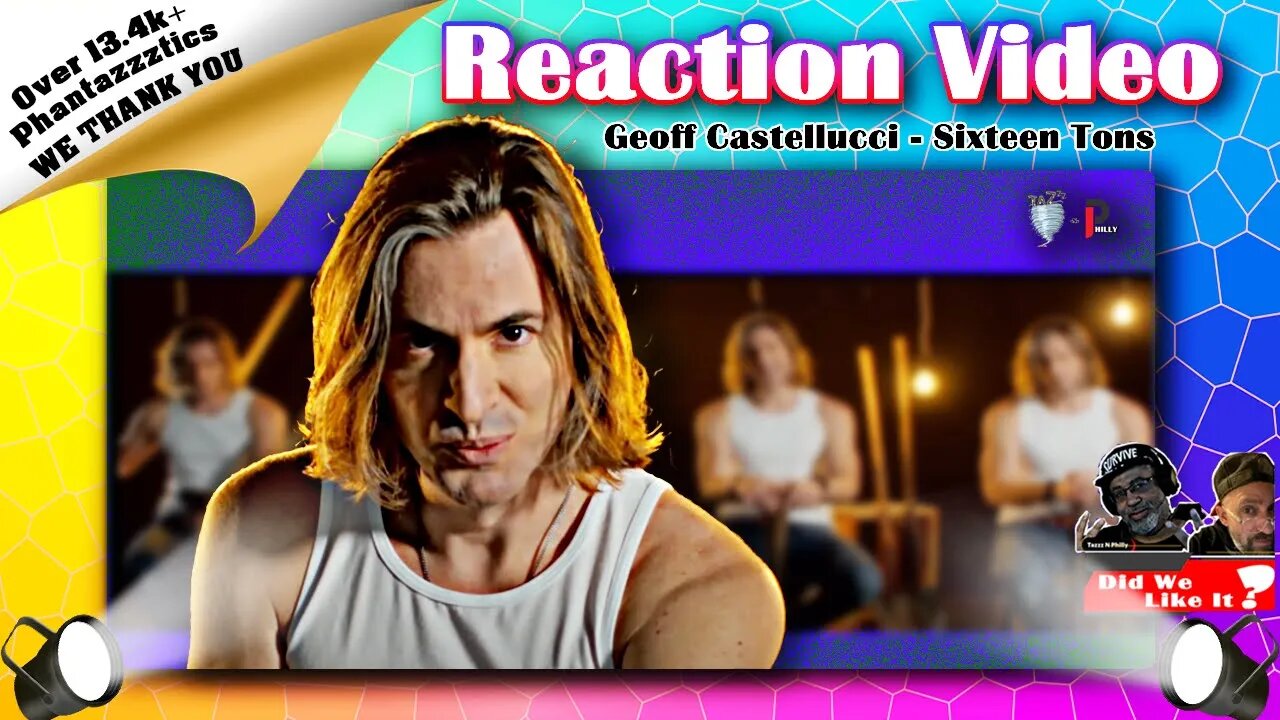 🎶Unforgettable Voice of Geoff Castellucci | 'Sixteen Tons'🎶#reaction #voiceplayers #geoffcastellucci