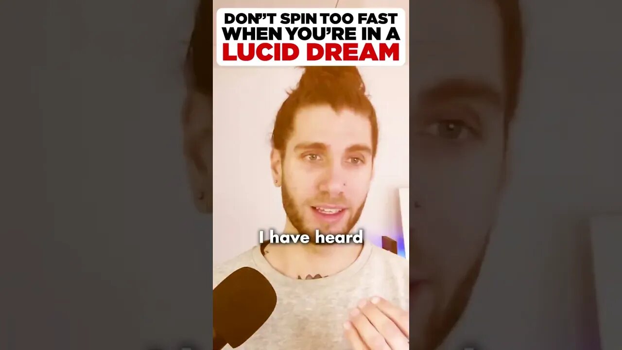 Don't Spin Too Fast In Lucid Dream