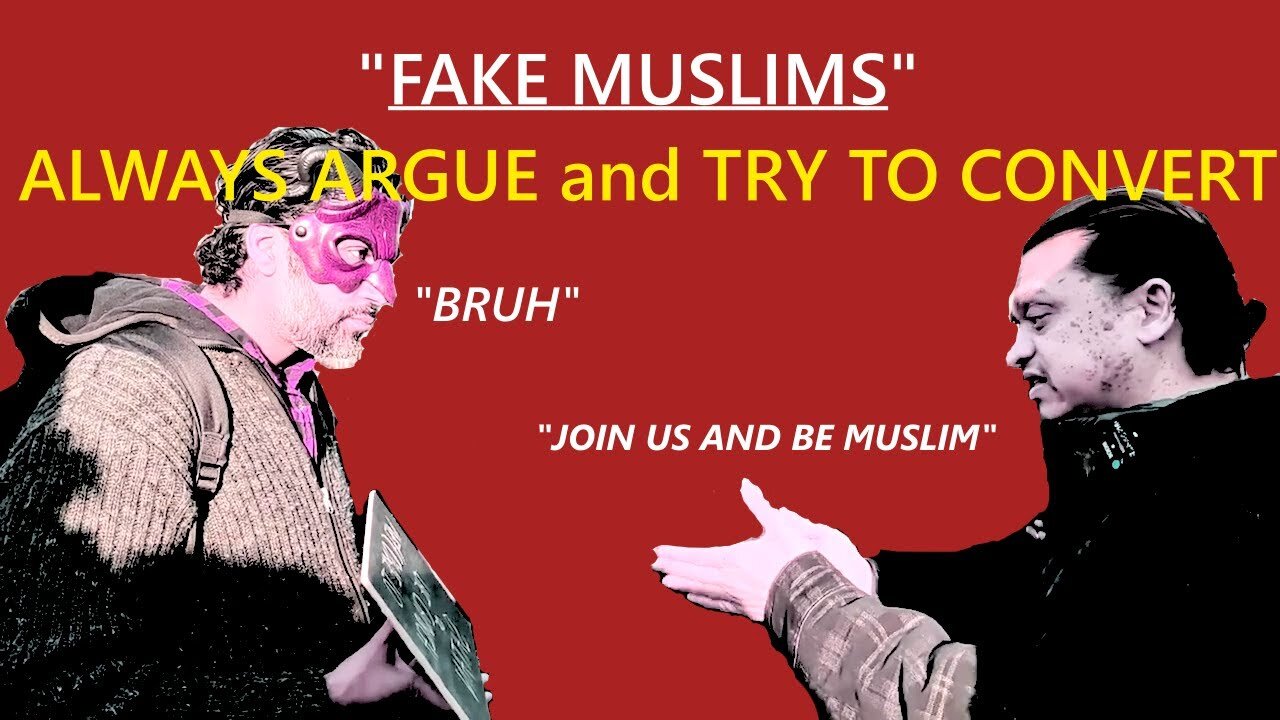 Speakers Corner - London - Fake muslims trying hard to convert - Muslim Fail