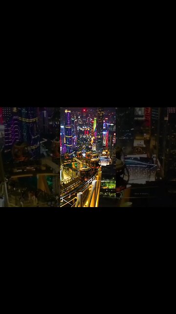 Bubble Tram is one of two attractions located at an extreme height of 455 meters.