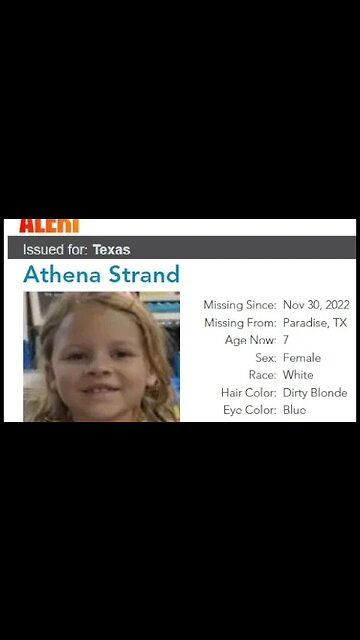 🚨⚠️ AMBER ALERT ⚠️ Paradise, Texas 7yo girl possibly in danger #amberalert #missingchild