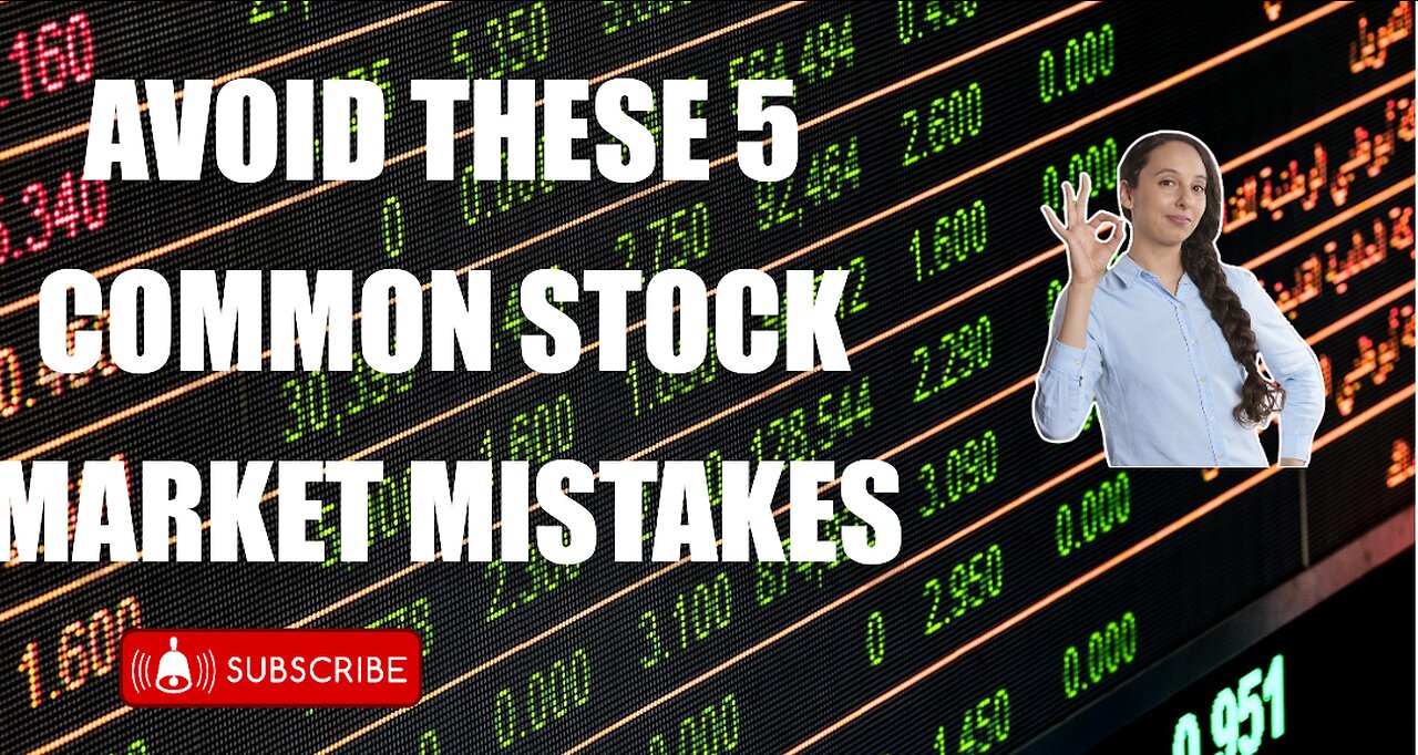 Avoid these 5 common stock market mistakes by finance Guruji #finance #trading #investment