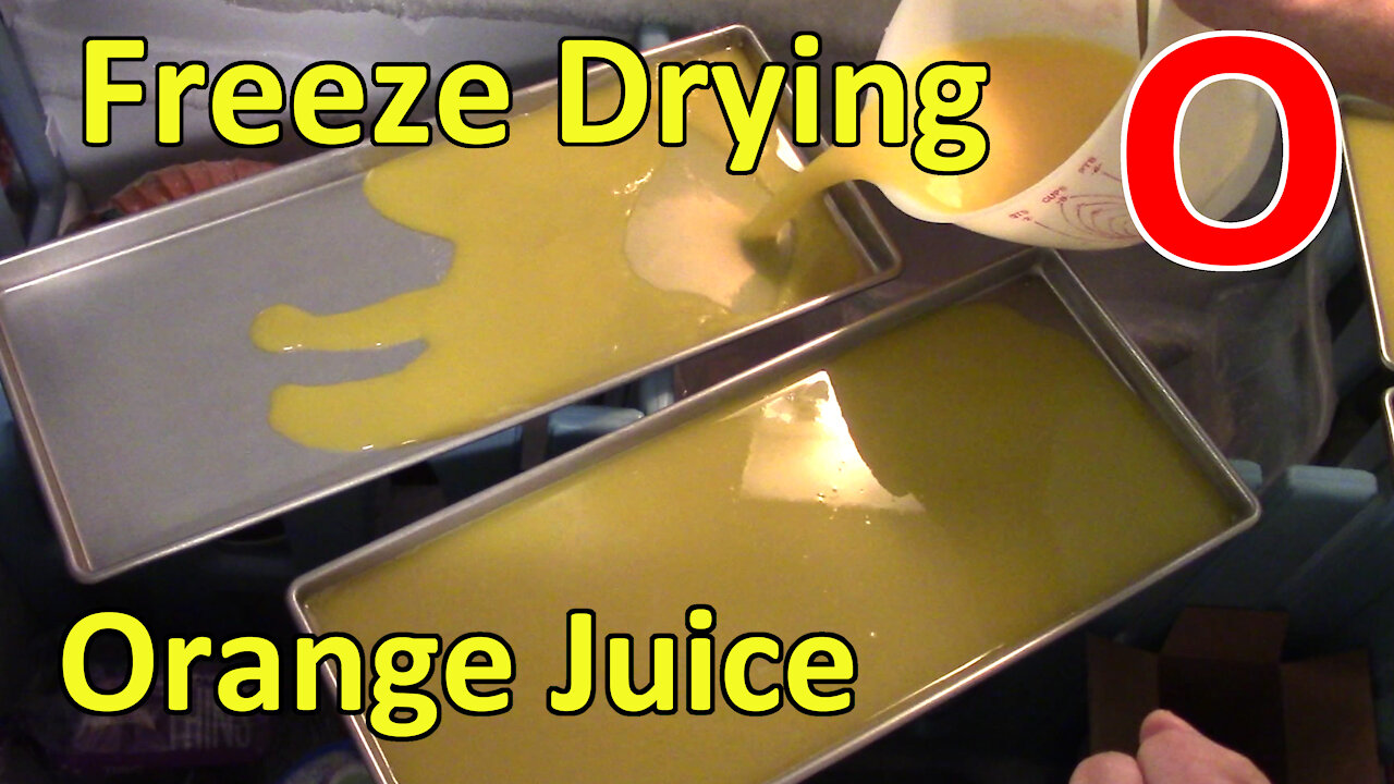 Freeze Drying Orange Juice