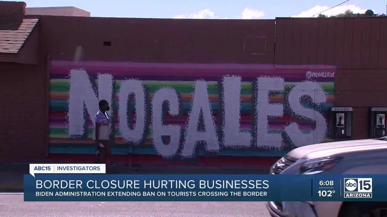 Border closure hurting Arizona businesses