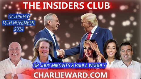 CHARLIE WARD INSIDERS CLUB WITH DR JUDY MIKOVITS & PAULA WOODLY