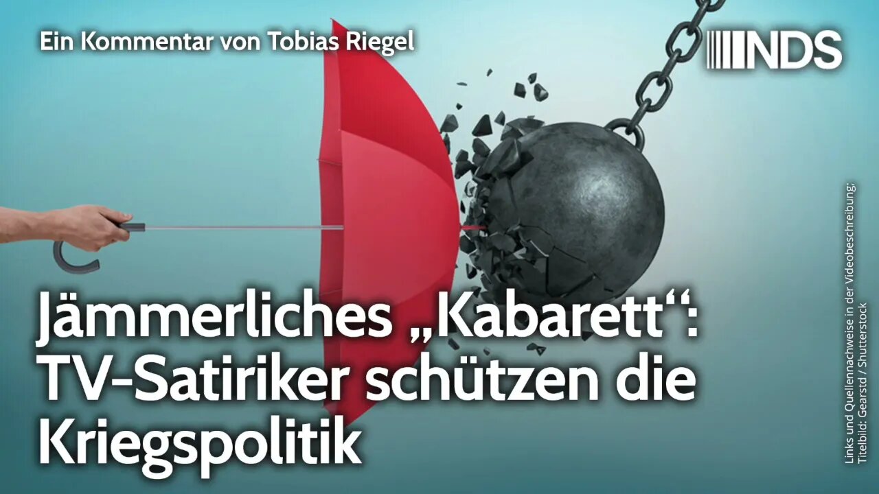 Jämmerliches „Kabarett“: TV-Satiriker schützen die Kriegspolitik