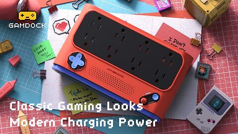 GamDock: Classic Gaming Looks, Modern Charging Power