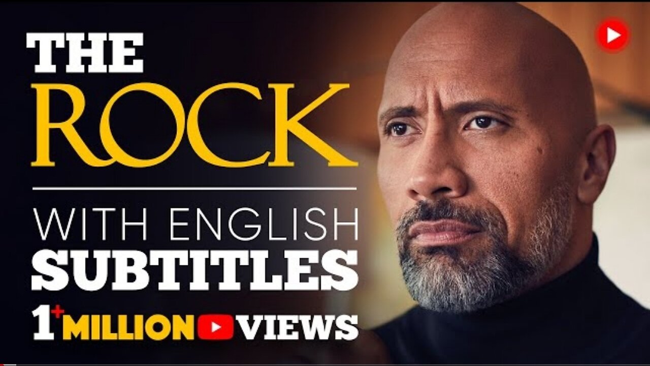 ENGLISH SPEECH | THE ROCK: Be Yourself (English Subtitles)