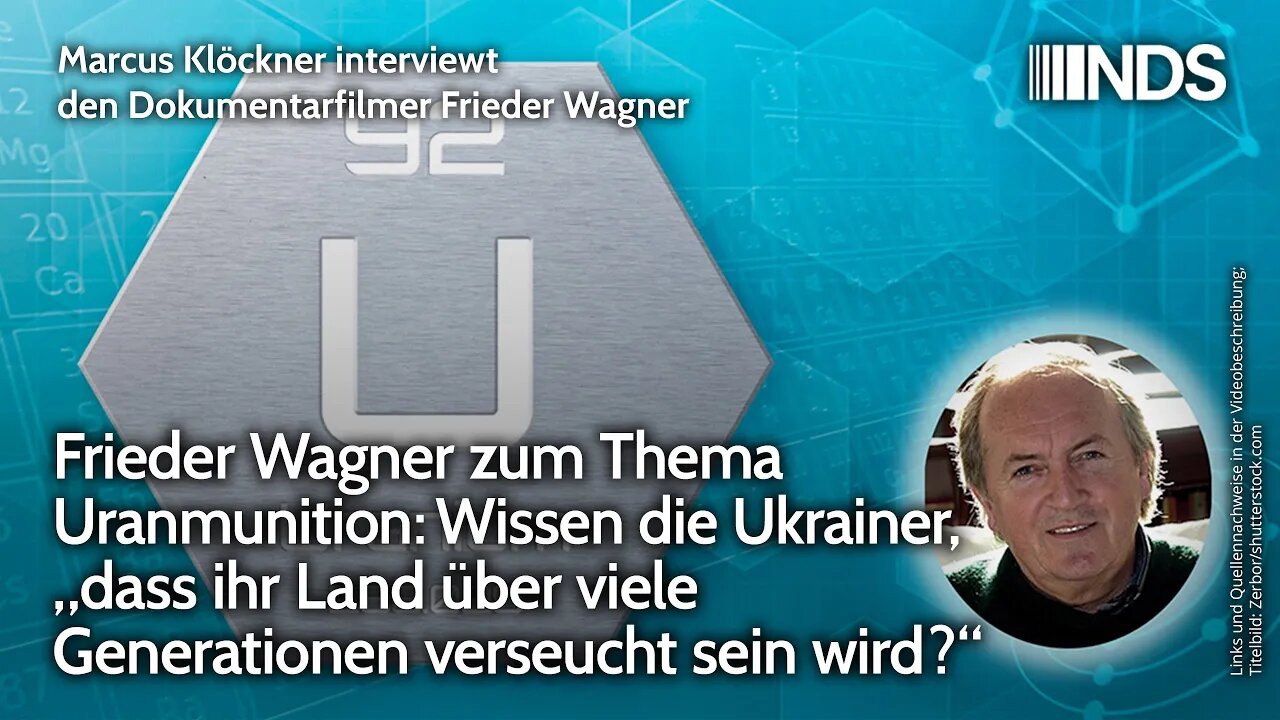 Frieder Wagner zu Uranmunition: Wissen Ukrainer, dass ihr Land für Generationen verseucht sein wird?