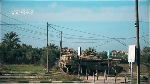 Israeli tank completely destroyed