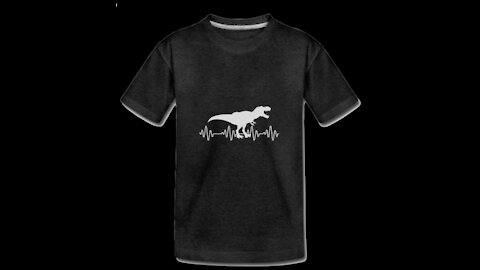 The I Love Dinosaurs Heartbeat Pulse T-Shirt You've Been Waiting For
