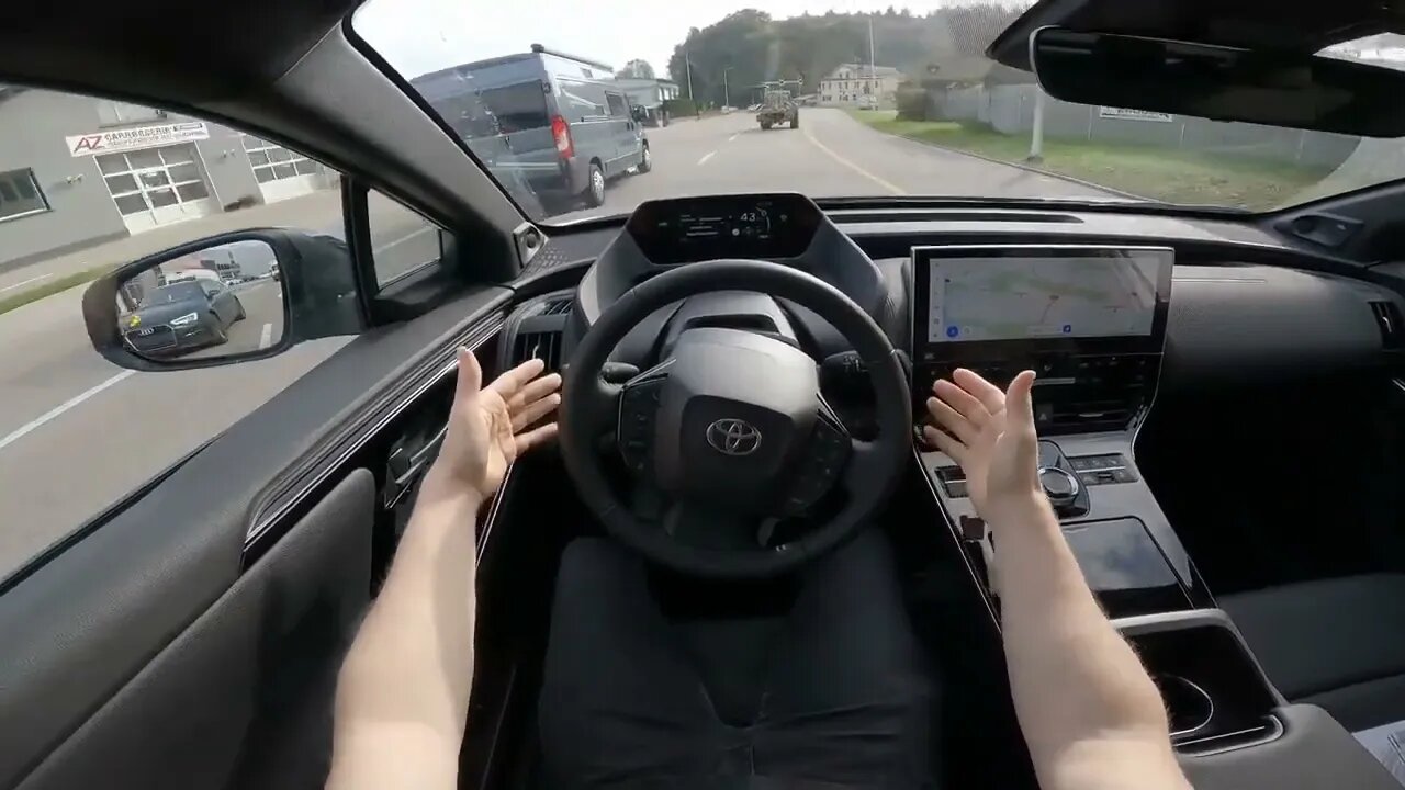 New $ Toyota BZ4X Test Drive POV 2023