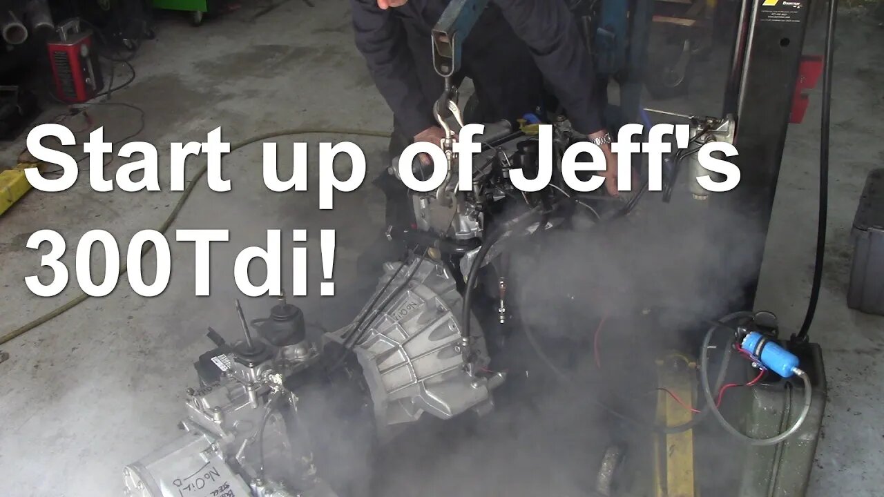 Start up of Jeff's 300Tdi