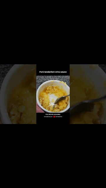 PORK TENDERLOIN WINE SOUCE #vilmakitchen