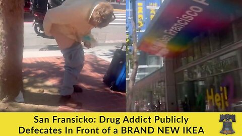 San Fransicko: Drug Addict Publicly Defecates In Front of a BRAND NEW IKEA