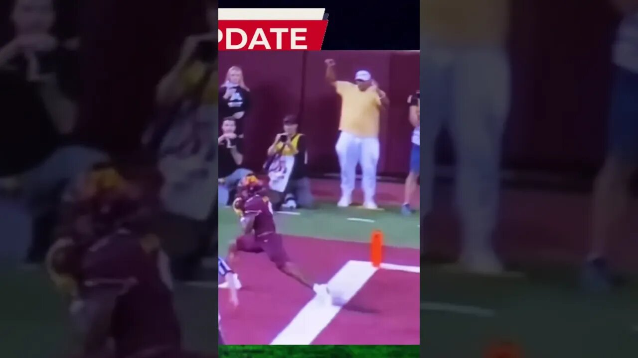 Daniel Jackson with game tying TOUCHDOWN #minnesota #week1 #tds