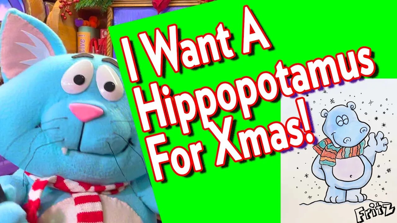 I Want A Hippopotamus for Christmas drawing with Sauerpuss and Friends! Join us for our latest show!