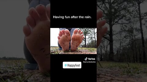 After the downpours all day. #barefoot #barefootlife #mud #muddy #wet