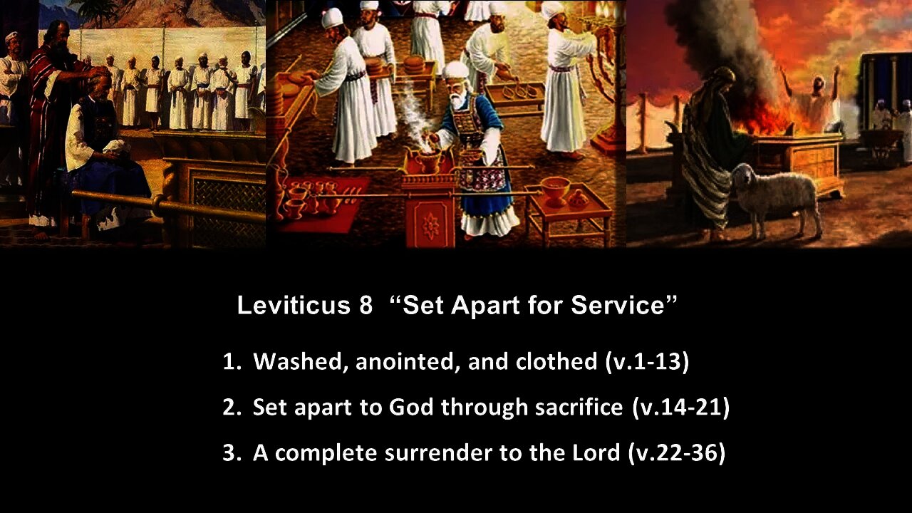 Leviticus 8 - Calvary Chapel Fergus Falls