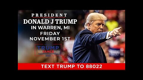 LIVE: President Trump in Warren, MI