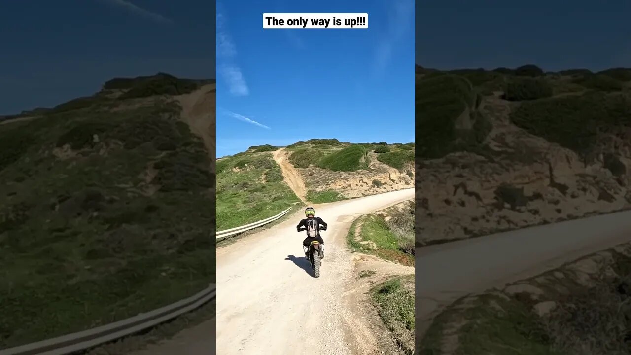 Enduro riders, the only way is up, never surrender!