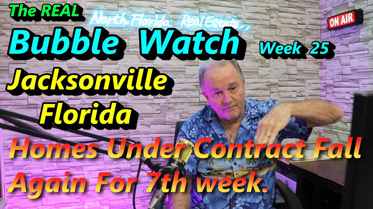 Jacksonville Florida Real Estate Market | Homes Under Contract Drop | Week 25