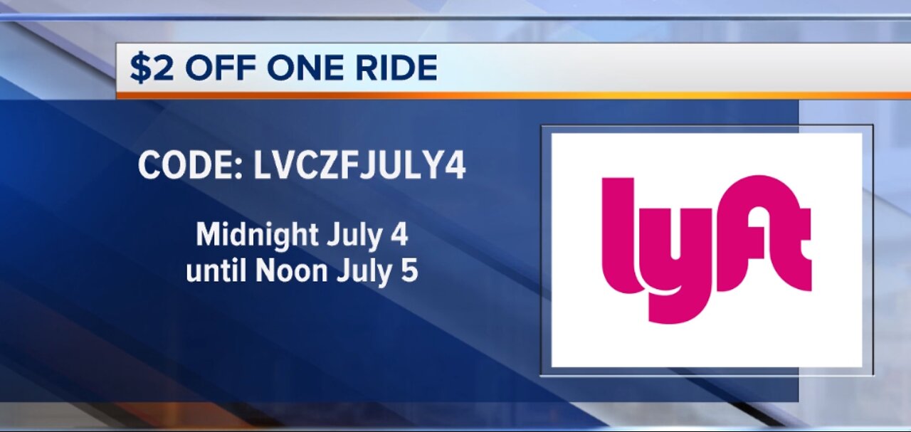 Las Vegas Coalition offering $2 off Lyft rides for July 4