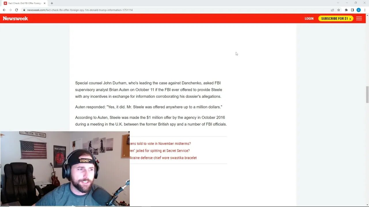 FBI Offered 1 Million To Foreign Spy For Dirt On Trump