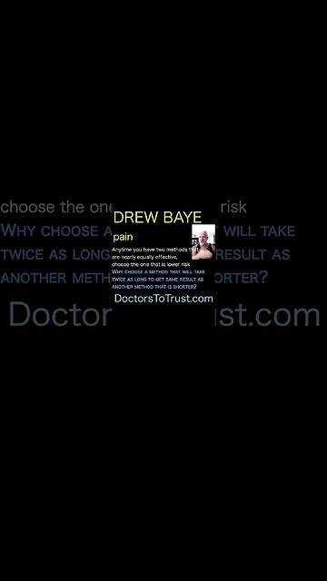 Drew Baye. Anytime have two methods that nearly equally effective, choose the one that is lower risk