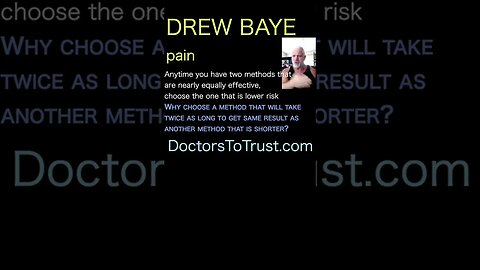Drew Baye. Anytime have two methods that nearly equally effective, choose the one that is lower risk