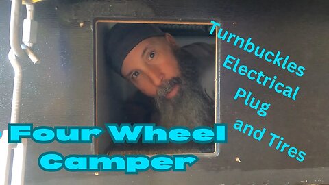 Four Wheel Camper Turnbuckles Electrical Plug and Tires