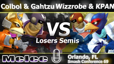 SS|Colbol & Gahtzu vs. Wizzrobe & KPAN - Melee Doubles Losers Semis - SC:69