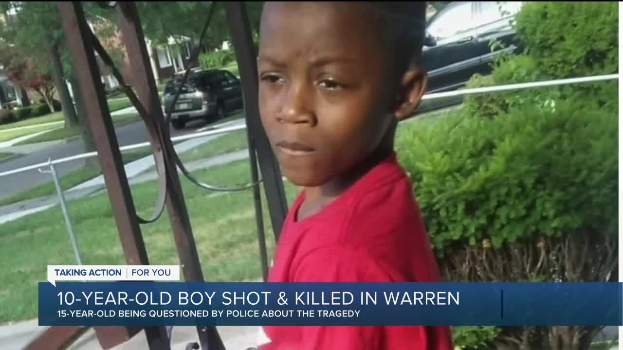 15-year-old in custody after deadly shooting of 10-year-old at Warren apartment