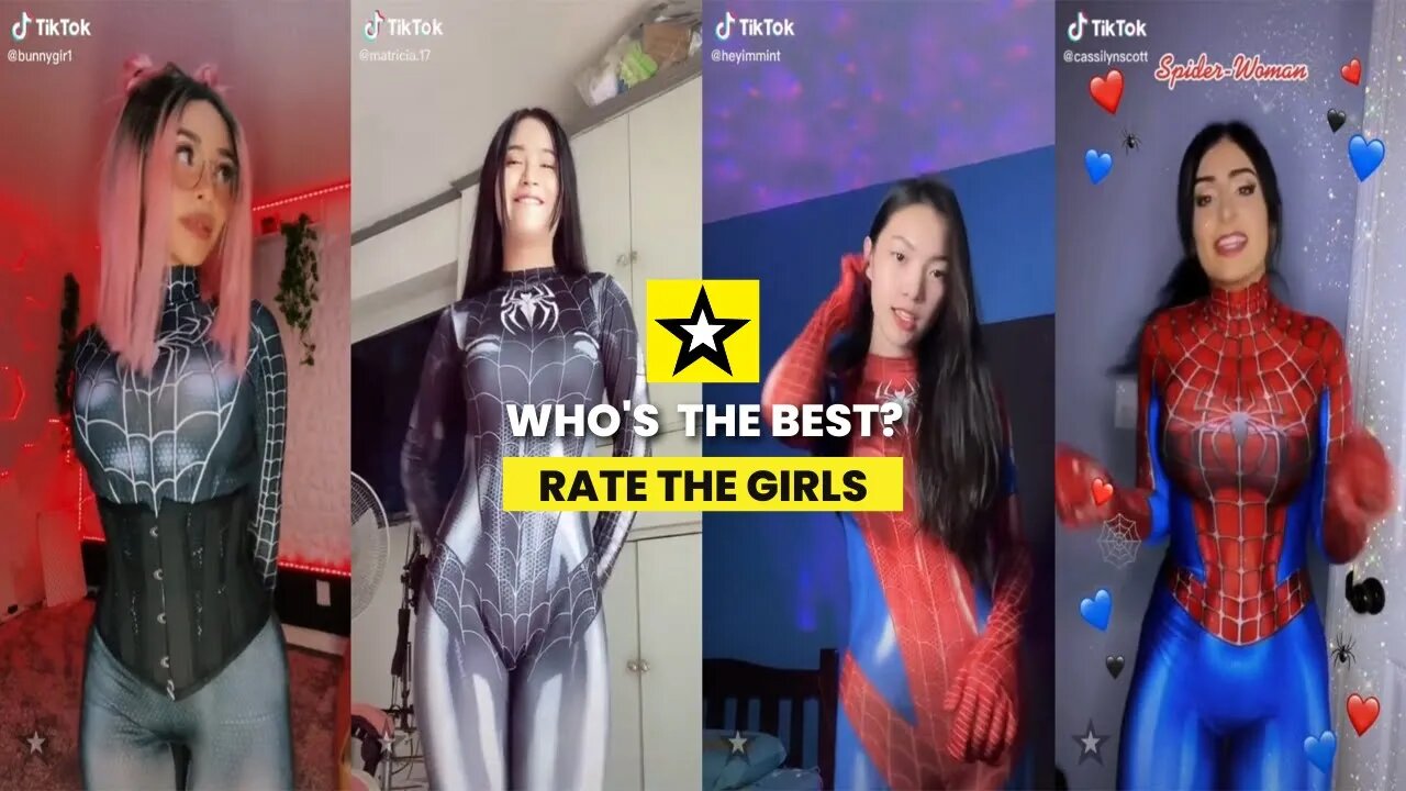 Rate the Girls: Best Venom vs Spiderman TikTok Cosplay Contest #2 🕷🕸 (Marvel)