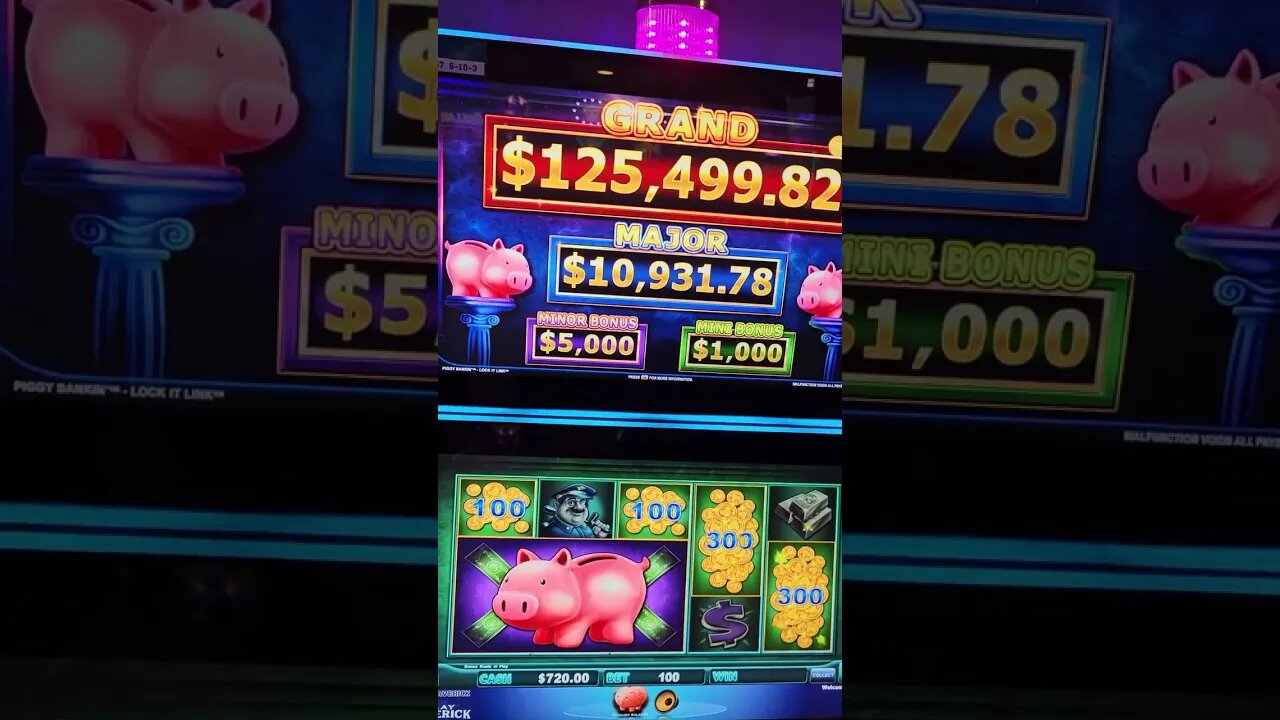 THE PIGGIES GAVE ME A BIG JACKPOT!