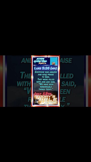 JUL 12, 2023 | EXPERIENCE the POWER of GOD'S MIRACLES in YOUR LIFE! - Luke 5:26 NIV