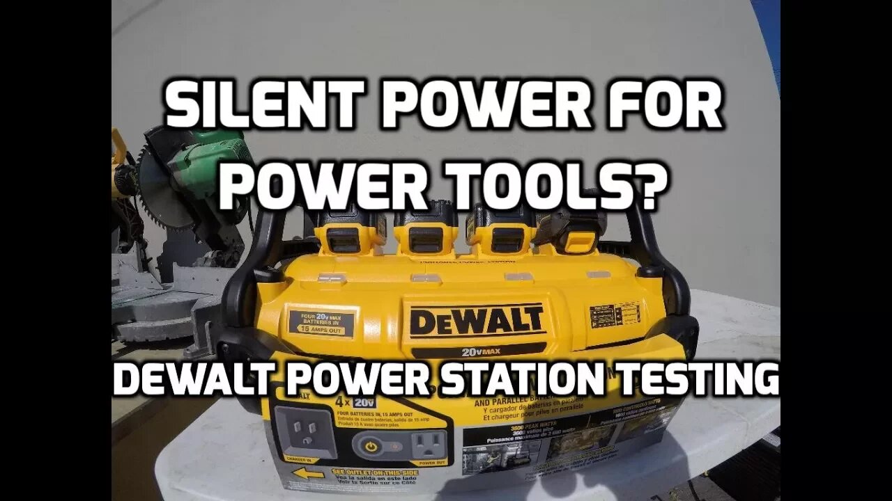 No Generator? No Problem! Dewalt Power Station Review and Testing!