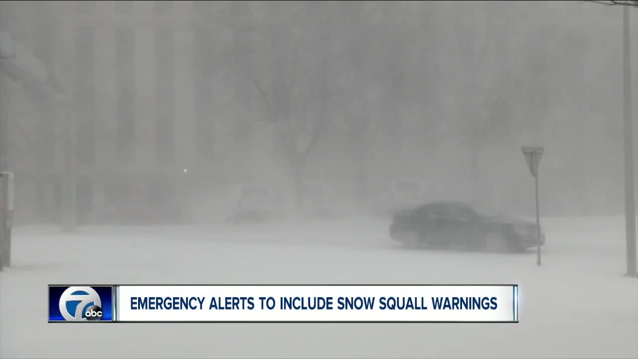 Snow Squall warnings added to Wireless Emergency Alerts