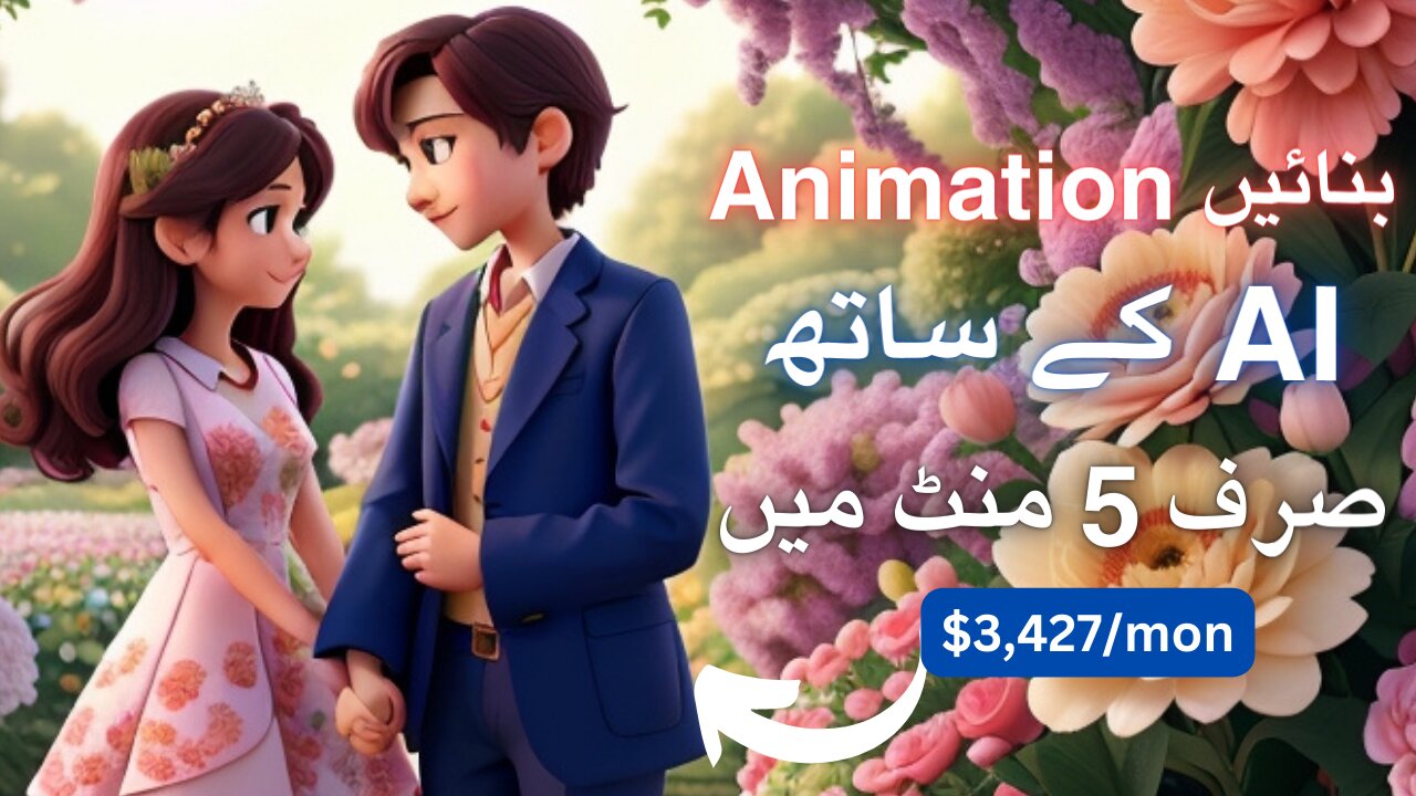 AI Bachon Ki Kahani Animation: Banayen Aur $3,427/Mahine Kamayen | Animation Tutorial