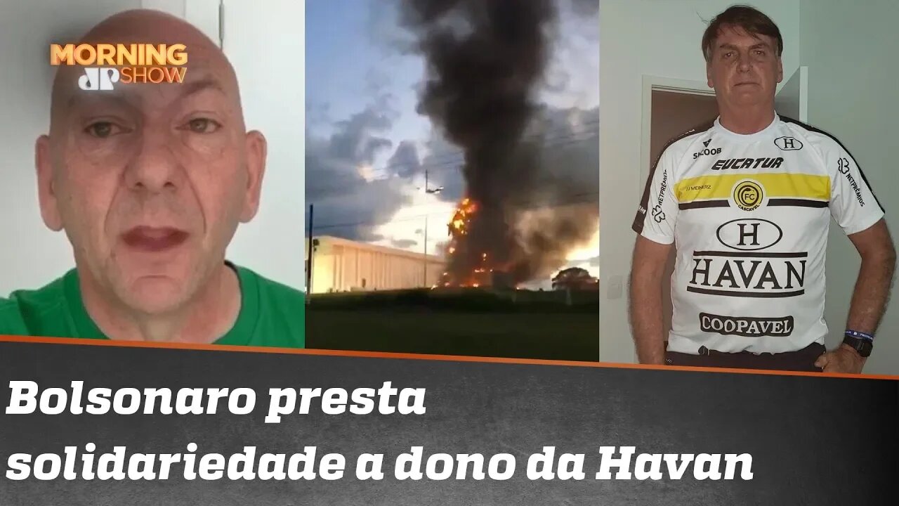 Bolsonaro se solidariza com Luciano Hang por ataque a estátua da Havan