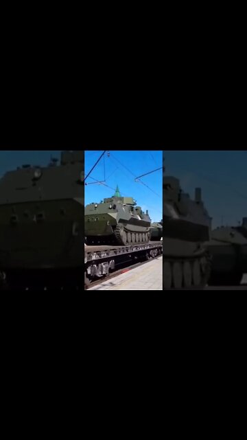 Russian sending Military Equipment out by train