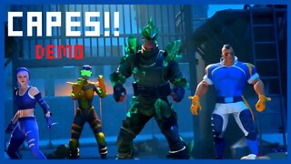 UM XCOM-like DE SUPER HEROIS | Capes - Testando a DEMO - Gameplay PT-BR.