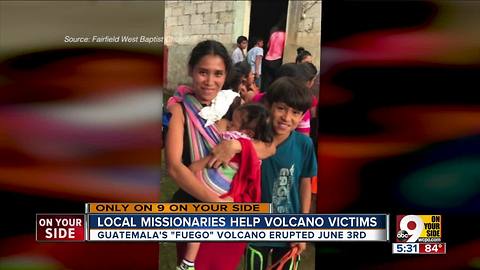 Local group church helps Guatemalan villagers during volcano