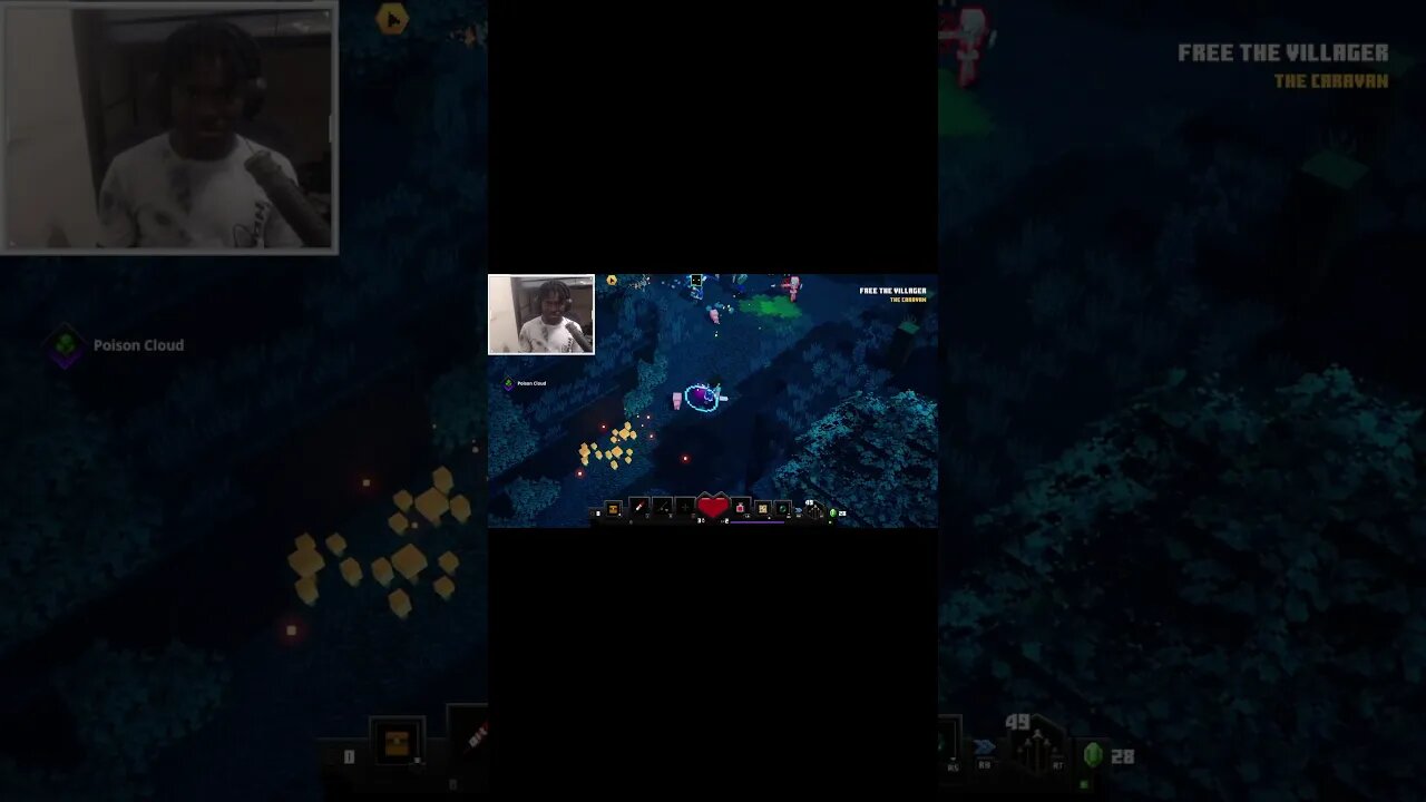 my friend thought he was Him Minecraft dungeons
