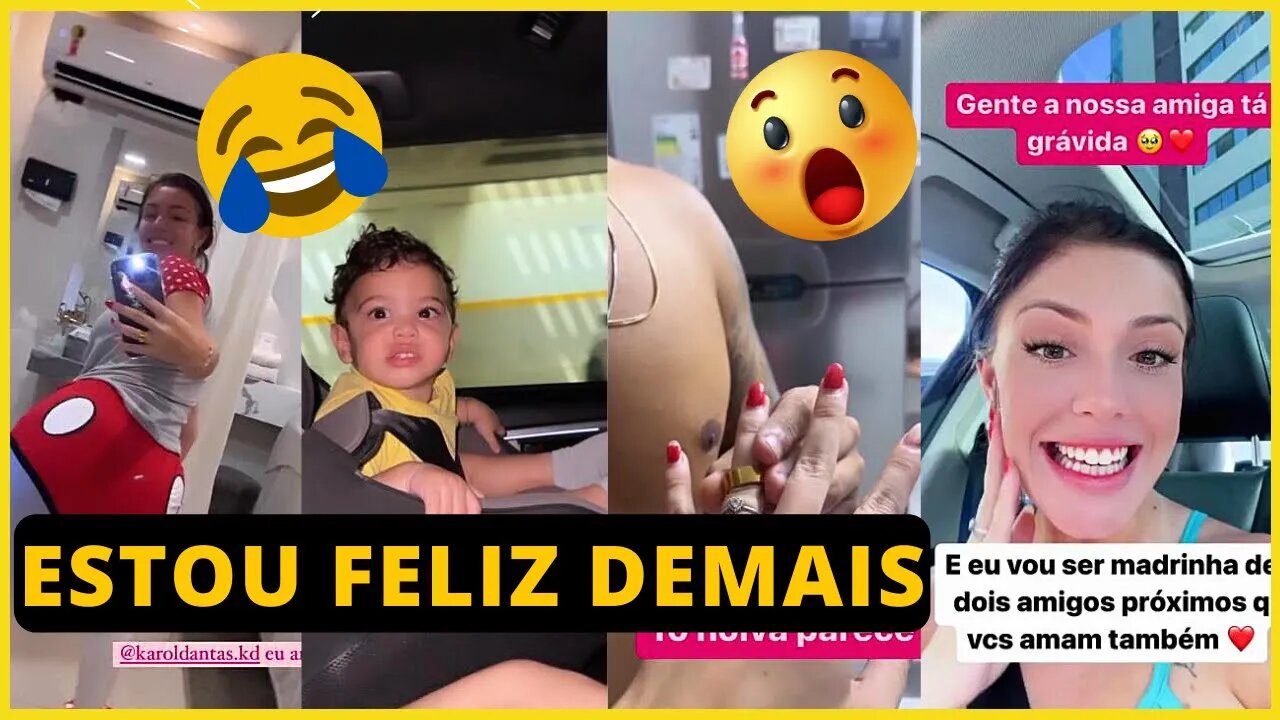 TALITA DESCOBRE QUE UMA AMIGA BEM PRÓXIMA ESTÁ GRÁVIDA E FICA NOIVA E VAI PEG@R EMILY BABAL E MIGUEL