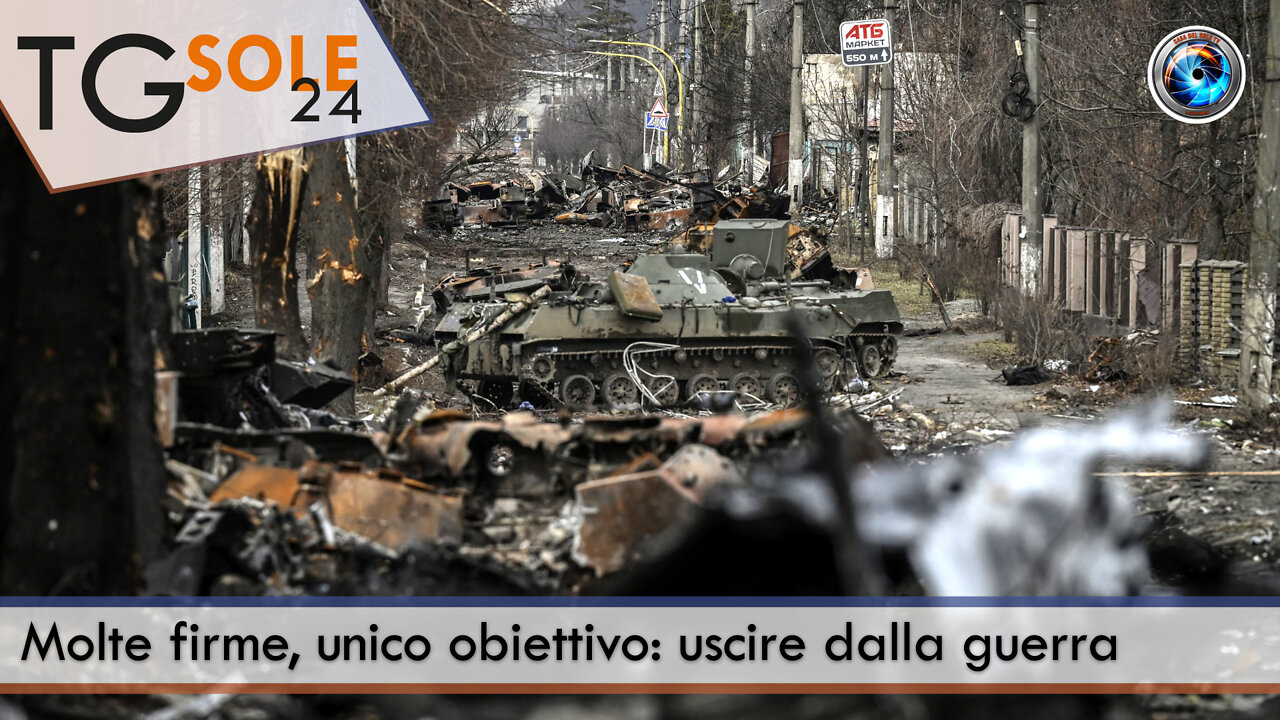 TgSole24 - 27 luglio 2022 - Molte firme, unico obiettivo: uscire dalla guerra