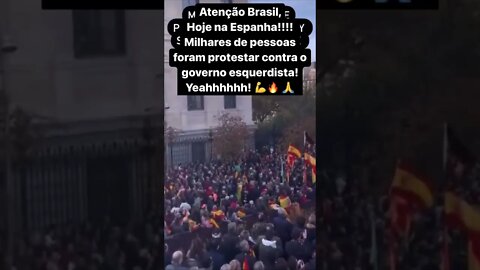 Manifestação na Espanha